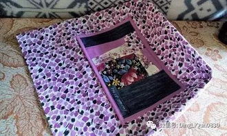 拼布教程 牛仔花布包的制作流程图