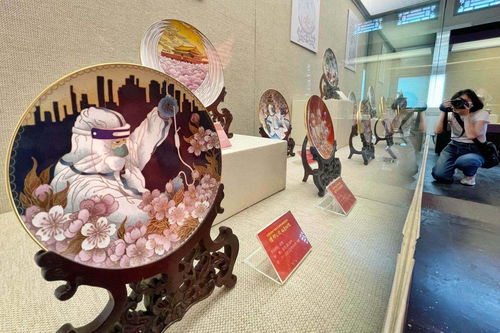 景泰蓝佳作庆建党百年,珐琅厂精品恭王府开展