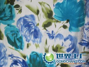 全棉直贡印花布 舒适时尚的服装面料优选